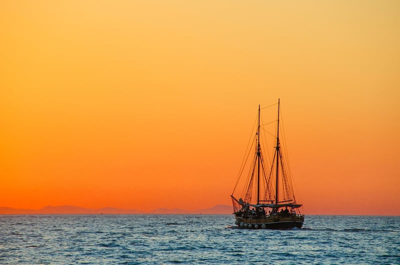 Sailing Ship at Sea
